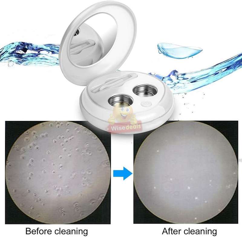 High-Frequency Electric Ultrasonic Contact Lens Cleaner
