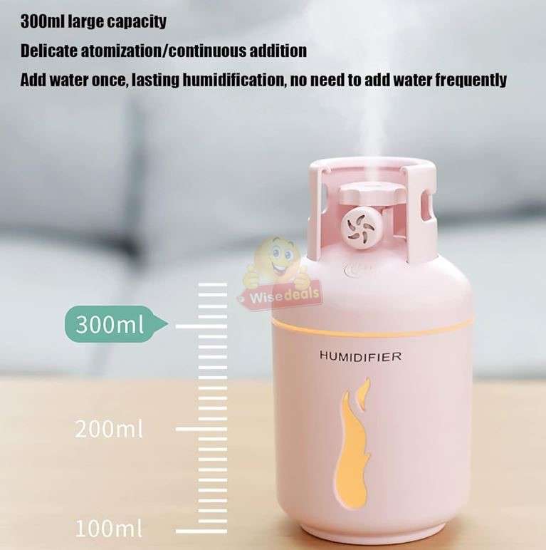 Gas Tank Shape Humidifier Light and Fan