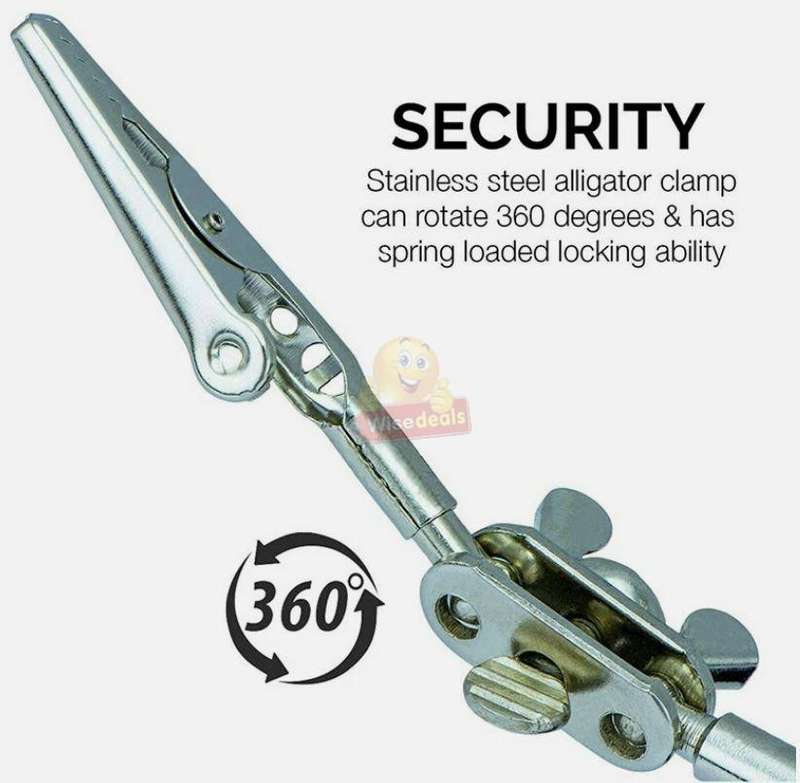 Soldering Magnifying Glass with 3 Handles and Zoom Function