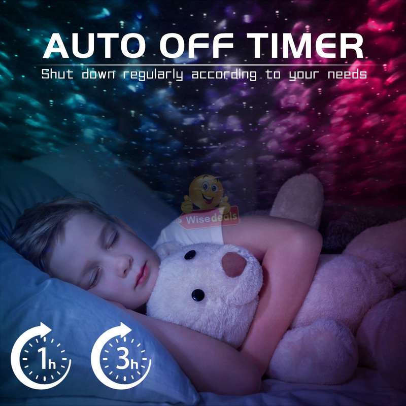 Bluetooth Speaker and Starry Sky Projection Night Light with Remote