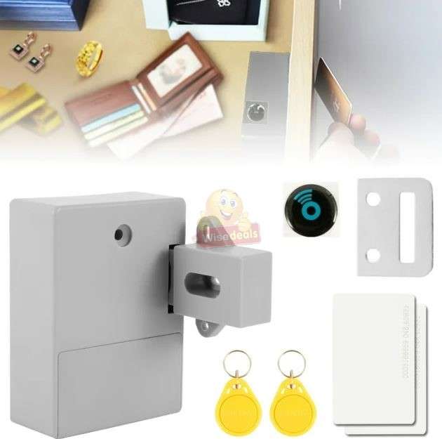 Electronic Cabinet Hidden Smart Locks Security Smart Keyless Without Hole