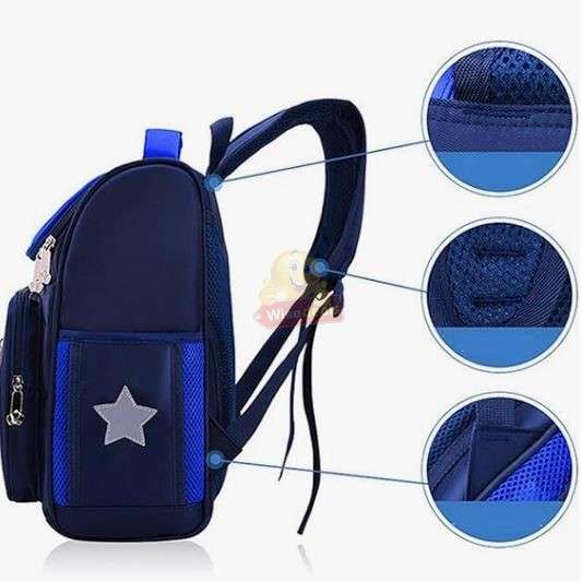Lightweight Backpack with Multiple Pockets and Safety Warning Reflective Strips