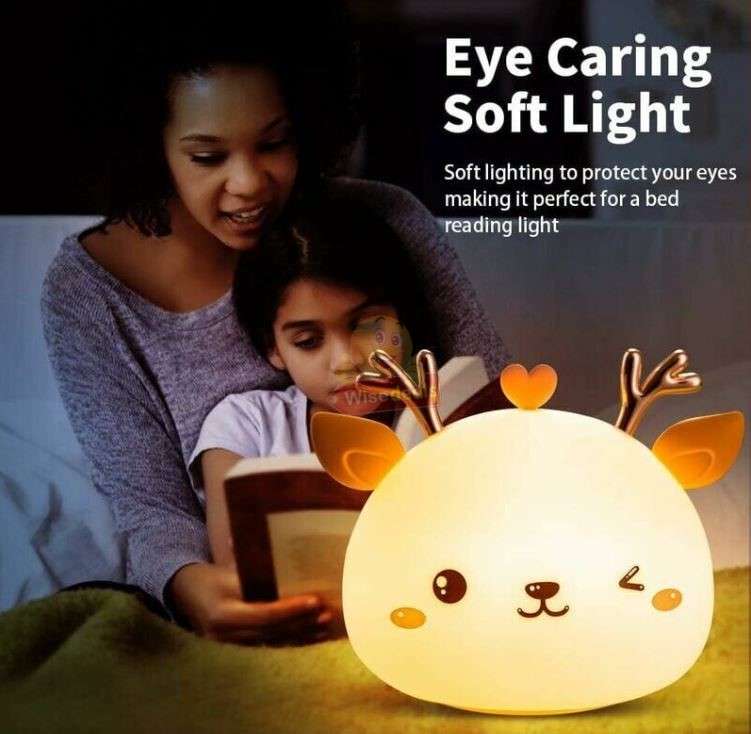 Silicone Soft Touch Bunny Night light Lamp