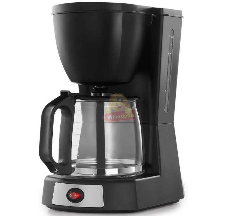 10 Cup Electric Drip Coffee Maker with Water Level Indicator and Auto Shut Off