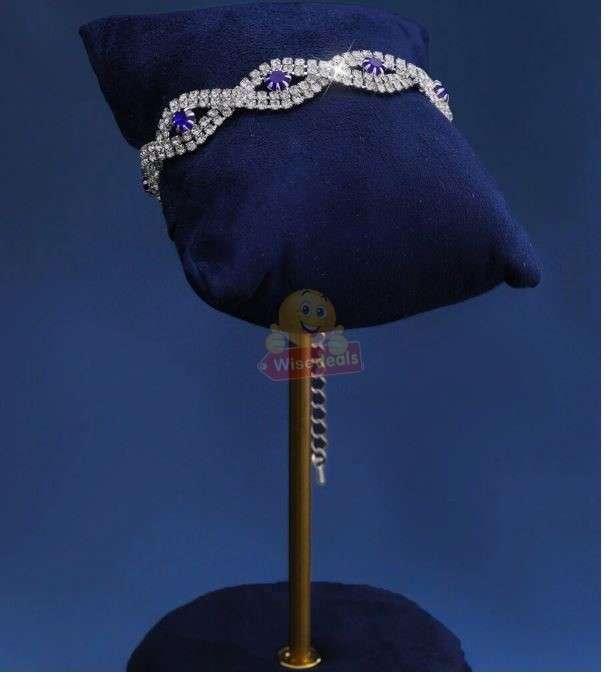 Blue Crystal 3-in-1 Jewellery Set in Complimentary Gift Box