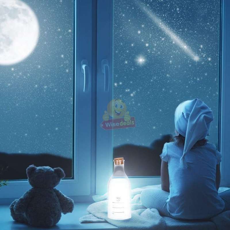 Creative DIY Message Lamp Milk Bottle Led Bedside Lamp