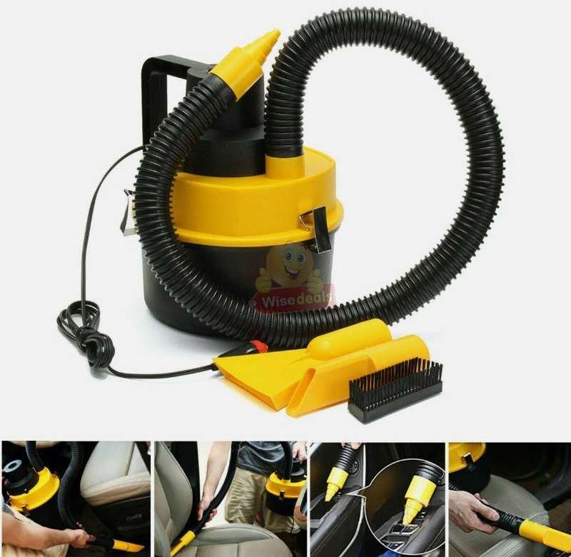 2 in 1 12V 120W Wet and Dry Vacuum Cleaner and Tyre Inflator
