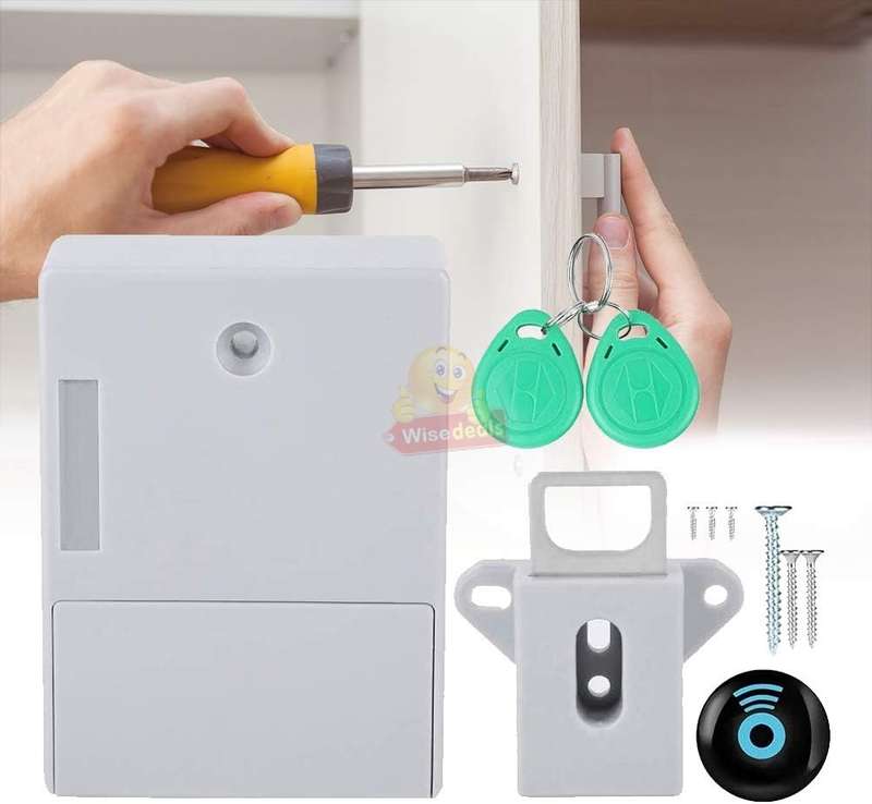 Electronic Cabinet Hidden Smart Locks Security Smart Keyless Without Hole