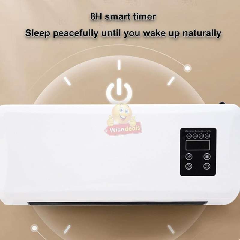 Hot and Cold Air Conditioner Unit Wall-mounted Electric Heater and Remote
