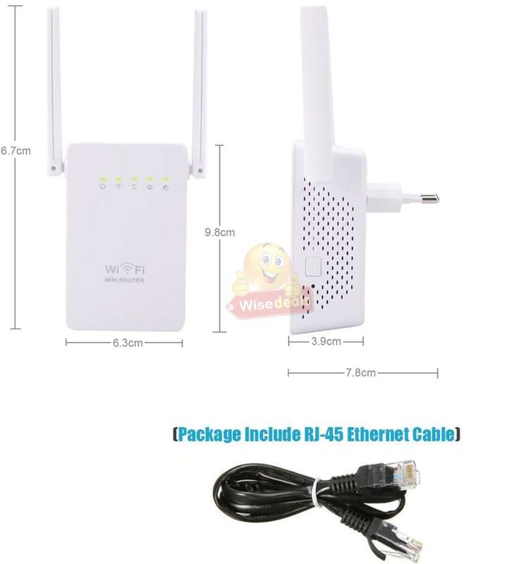WIFI Extender and Mini Router to extend WIFI signal