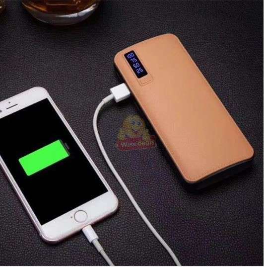 3 Ports to charge 3 Devices Simultaneously Power Bank large capacity 20 000mAh