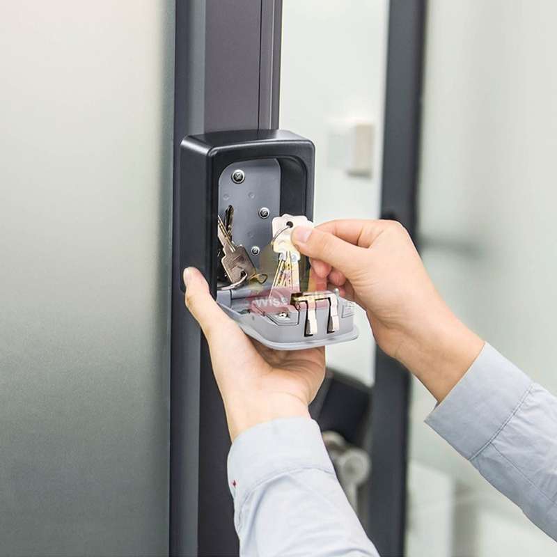Outdoor wall mounted Key Safe with combination lock