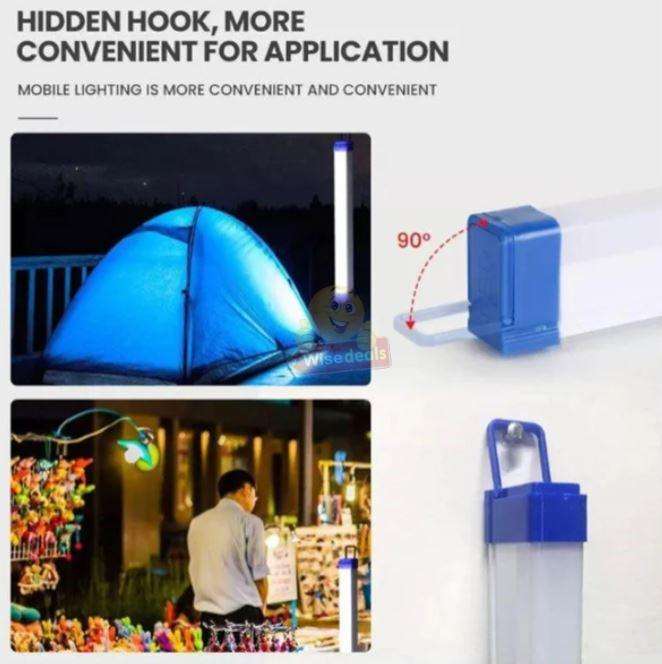 Rechargeable 3 Light Modes 120W Magnetic Long Tube Light