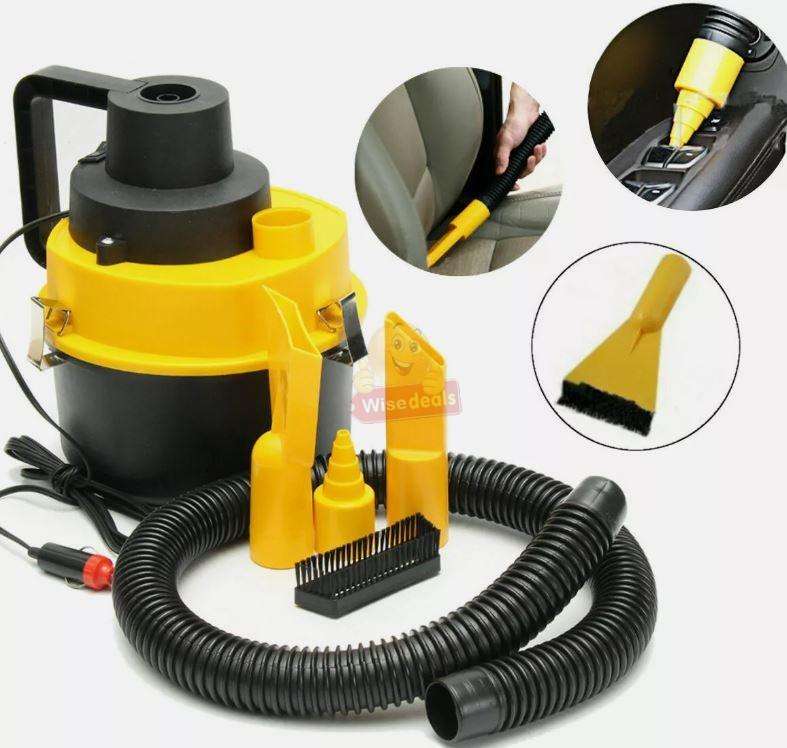 2 in 1 12V 120W Wet and Dry Vacuum Cleaner and Tyre Inflator