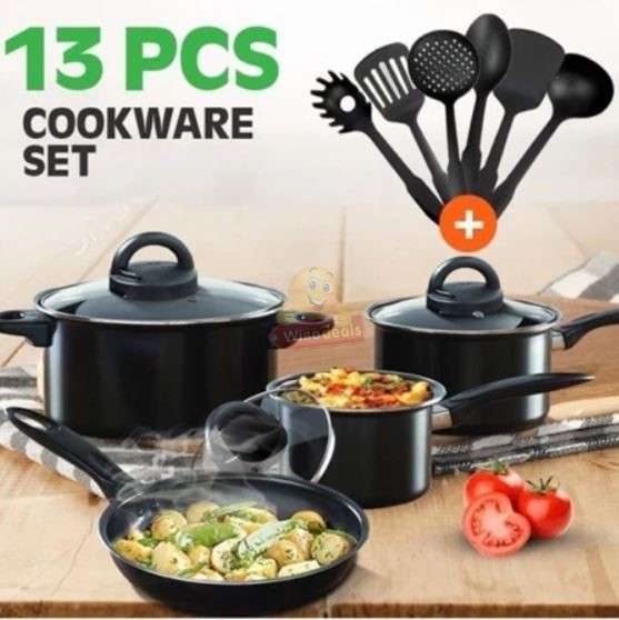 13 Piece Value Pack Cookware and Utensil Set