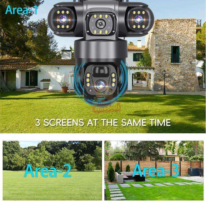 Waterproof 3-in-1 IP WIFI or 4G (Sim Card) SOLAR Camera select on Checkout