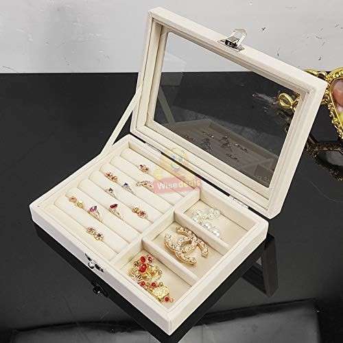 Velvet Jewellery Box and Organizer