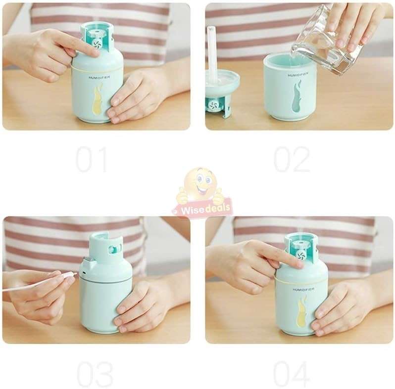 Gas Tank Shape Humidifier Light and Fan