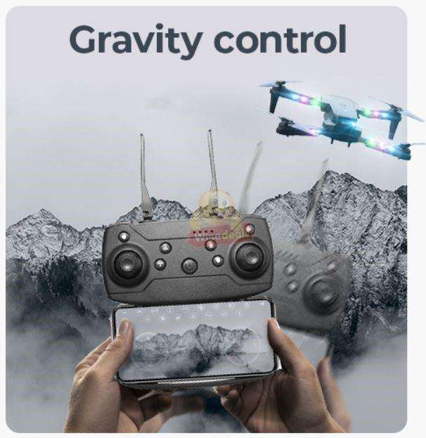 Foldable LED Drone With 1080P HD FPV Camera Remote Control