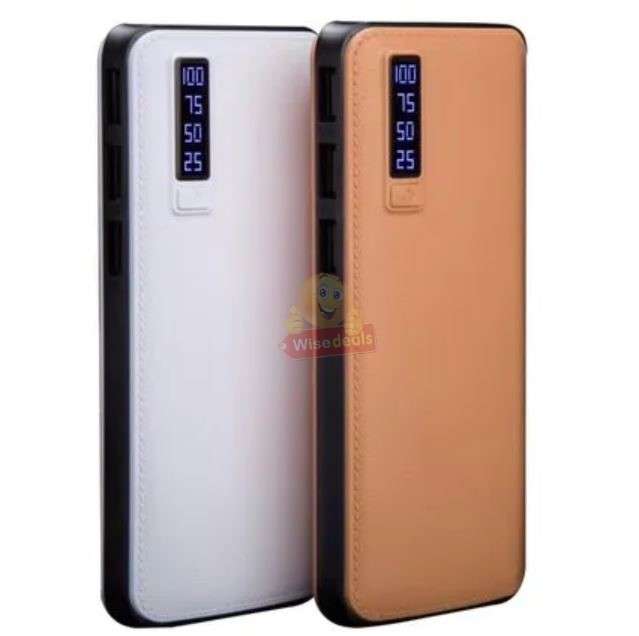 3 Ports to charge 3 Devices Simultaneously Power Bank large capacity 20 000mAh