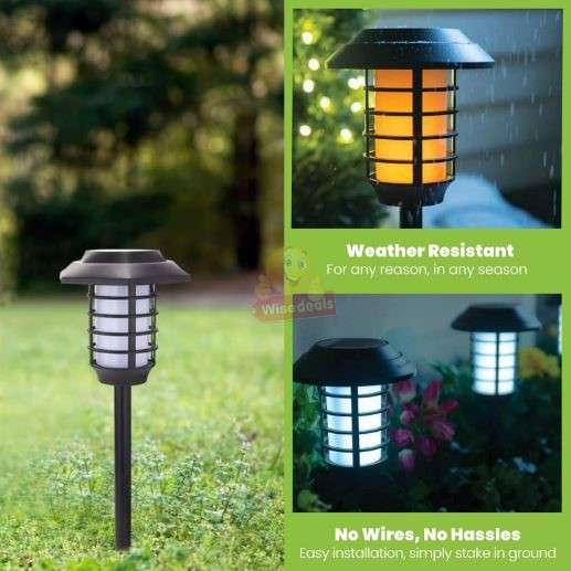 Dancing Flame and White Light 2 Piece Light Set