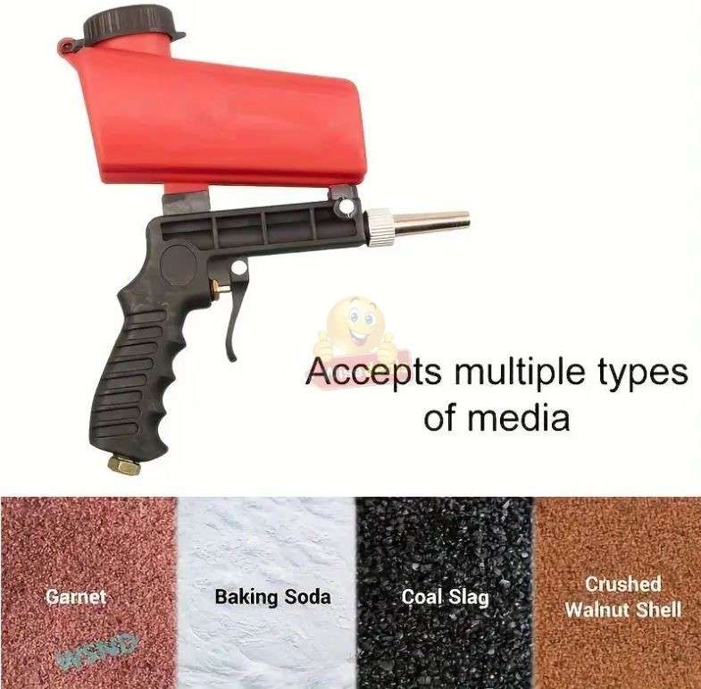 Handheld Easy to Operate Pneumatic Sandblaster Gun