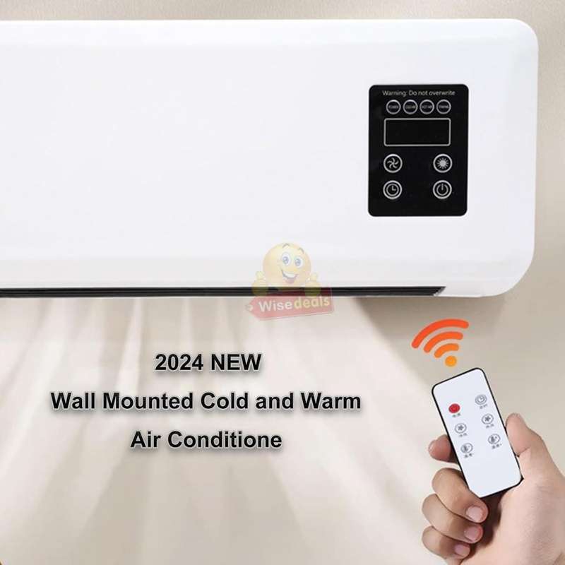 Hot and Cold Air Conditioner Unit Wall-mounted Electric Heater and Remote