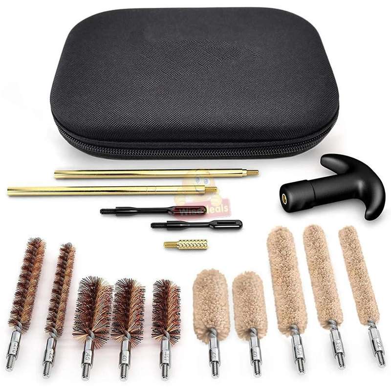 Universal Pistol Gun Cleaning Kit Barrel Brushes Tools for most Caliber guns