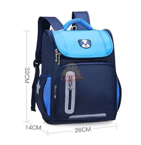 Lightweight Backpack with Multiple Pockets and Safety Warning Reflective Strips