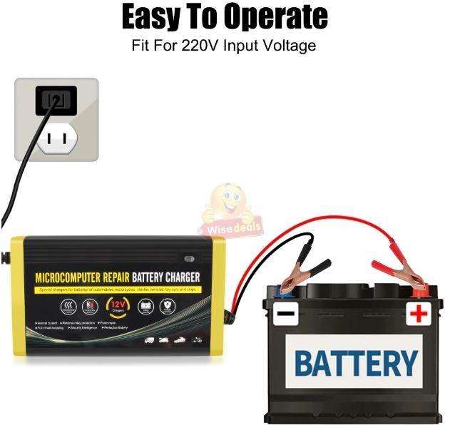 12V 6A Intelligent Battery Charger