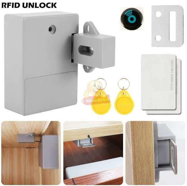 Electronic Cabinet Hidden Smart Locks Security Smart Keyless Without Hole
