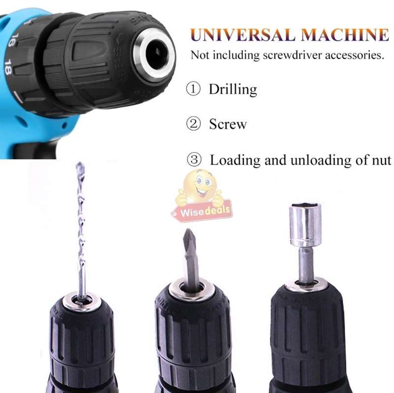 Drill Set with 2 X Lithium Batteries in a Carry Case