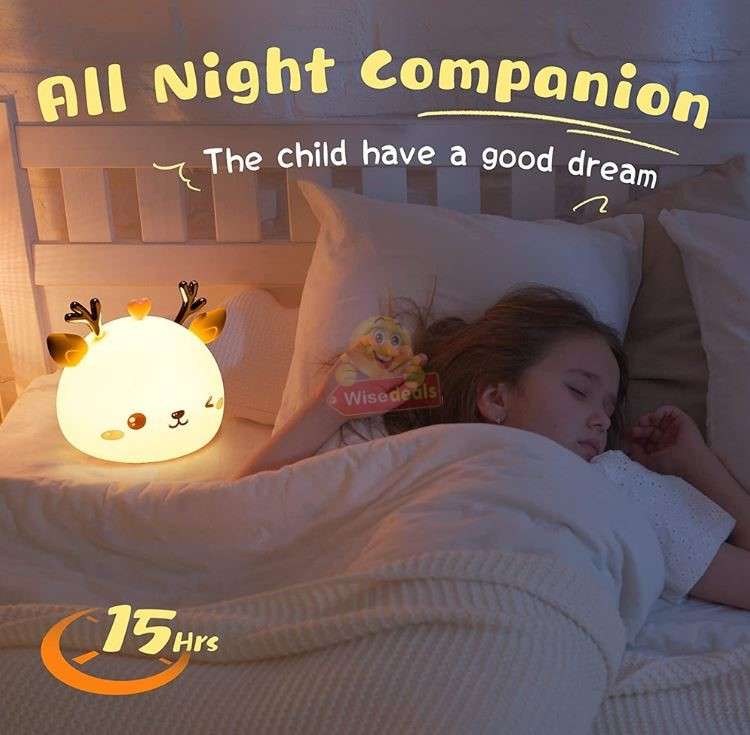 Silicone Soft Touch Bunny Night light Lamp