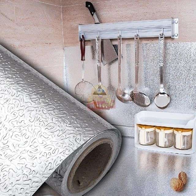 Aluminium Foil Roll Wardrobe Cabinets Cupboard Stove Table Drawer Oil and Heat Proof