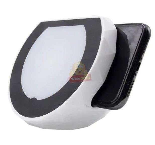 Bluetooth 3D Speaker and Wireless Charger with Adjustable Night Light