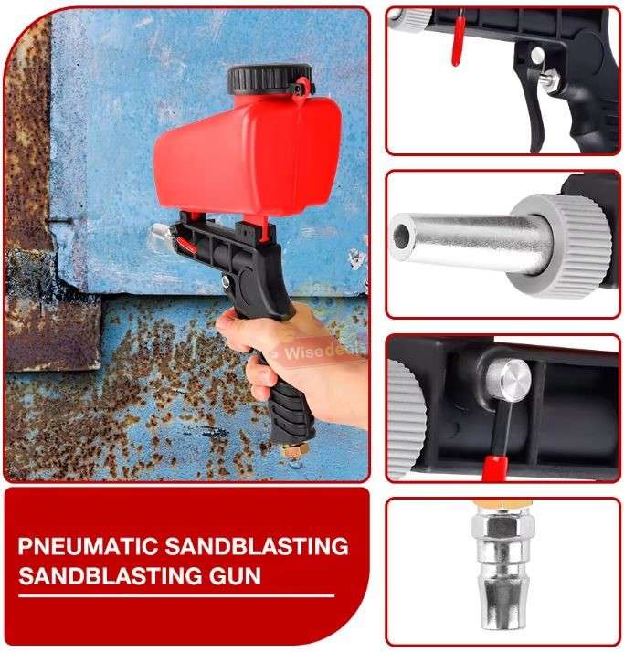 Handheld Easy to Operate Pneumatic Sandblaster Gun