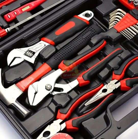 108 Piece Tool Set Accessories in Carry box