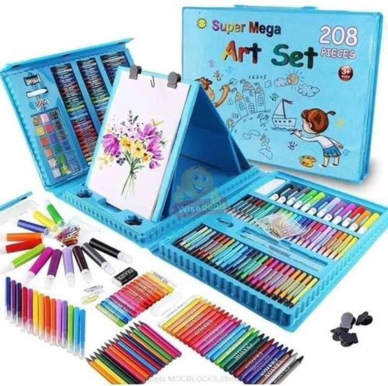 208 Piece Premium Art Set only available in Blue