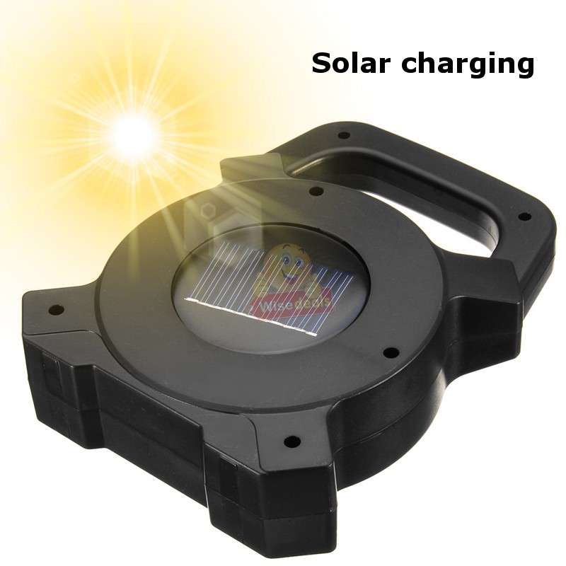 Solar Rechargeable COB LED Work Light with Solar Panel