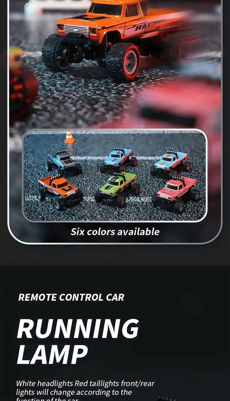 BRAND NEW! Metal-Alloy - 1:64 - 2.4Ghz Remote Control Car, High Speed, Rubber Tires, Silver Color