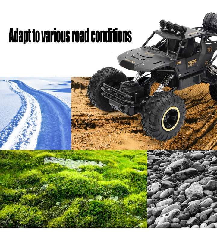 1:8 Huge! RC Bigfoot Off-Road Tracer, 4WD, Rubber Tires, 2.4Ghz Radio, Perfect CHRISTMAS GIFT!