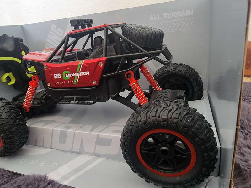 Brand New! 2.4Ghz Remote Control Car, Offroad All-Terrain, VERY FAST! Big Rubber Tires, Red Color