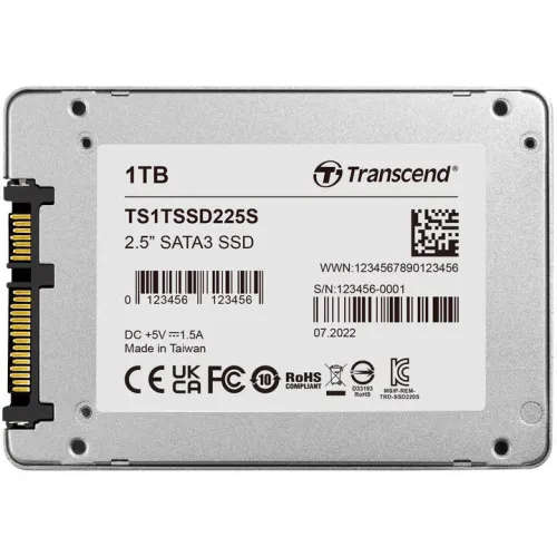 Brand New! Transcend 1TB SSD - 2.5" for Laptop or Desktop Computer - 5x Faster than a HDD