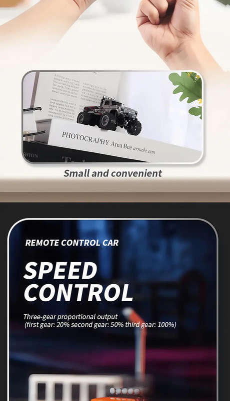 BRAND NEW! Metal-Alloy - 1:64 - 2.4Ghz Remote Control Car, High Speed, Rubber Tires, Silver Color