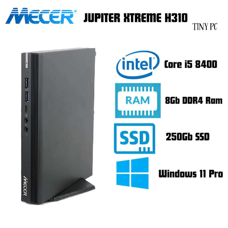 ULTRA FAST! Mecer Jupiter Xtreme H310 Tiny Pc Core i5, 8GB RAM, 250GB SSD