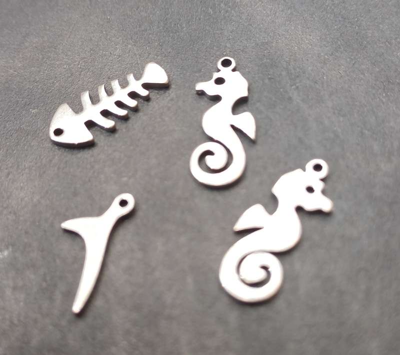 Stainless steel charms