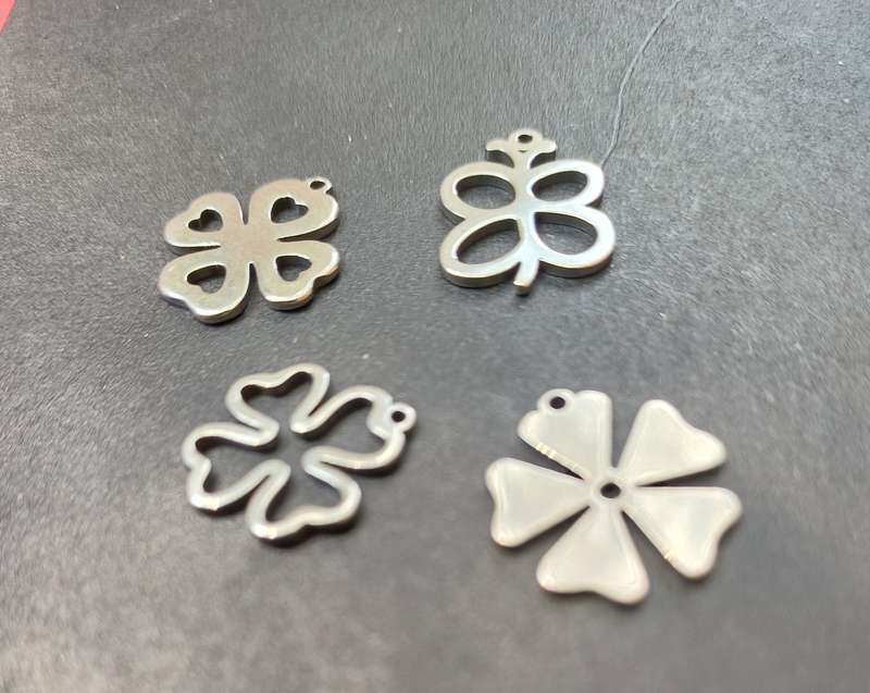 Stainless steel charms