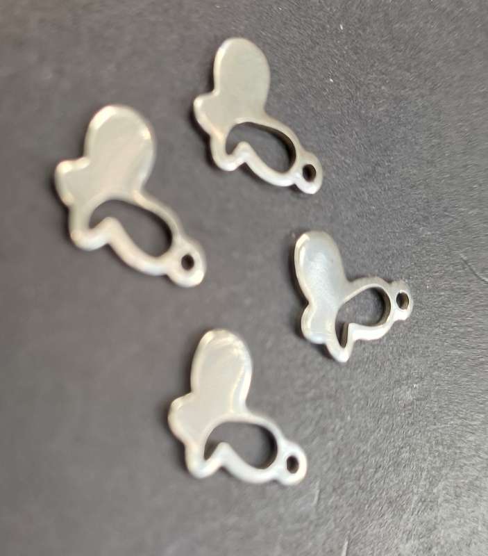 Stainless steel charms