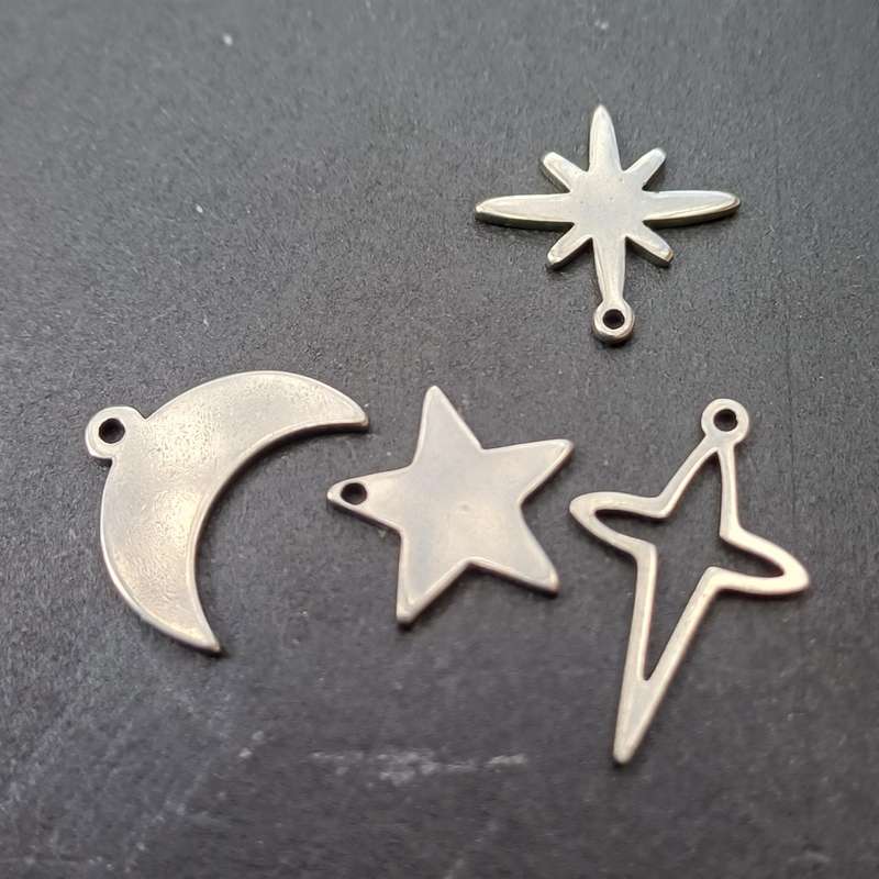 Stainless steel charms