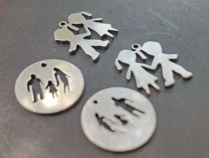Stainless steel charms